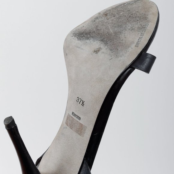 Alexander Wang Matte Black Leather Sandal - Picture 5 of 9